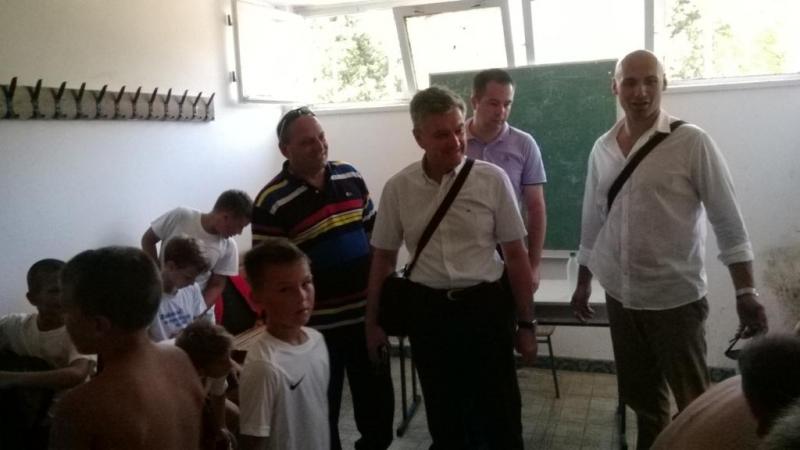 Gradonačelnik Burić sa zamjenicima obišao radove na ŠRC Ljubica