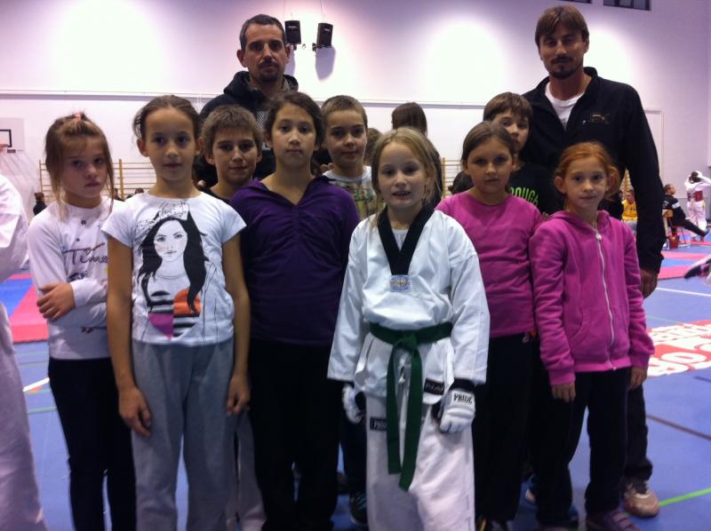 Članovi taekwondo kluba Juraj Dalmatinac na  Kupu Marjana 2014.