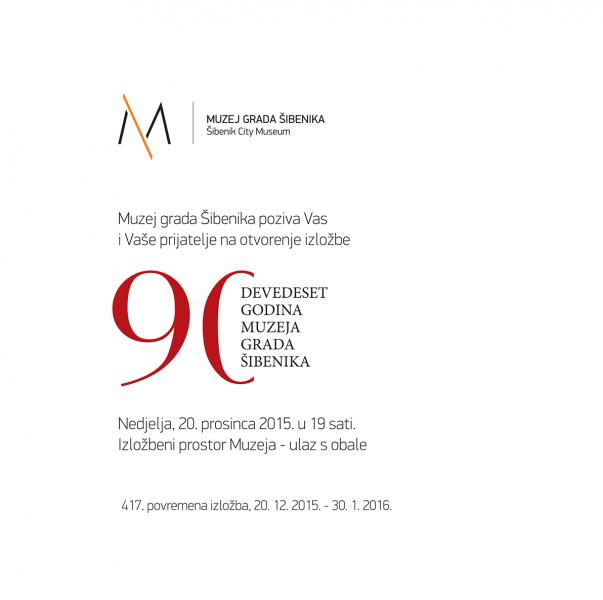Devedeset godina Muzeja grada Šibenika