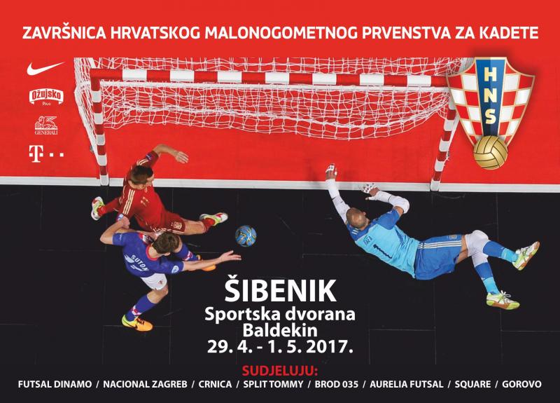 Šibenik domaćin završnice Prvenstva Hrvatske za kadete u malom nogometu 