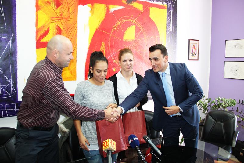 Zamjenik gradonačelnika Paško Rakić primio članove Kickboxing kluba Dalmatino