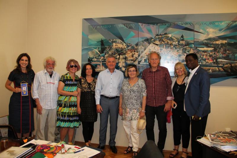 Gradonačelnik primio predstavnike međunarodne umjetničke organizacije WAG