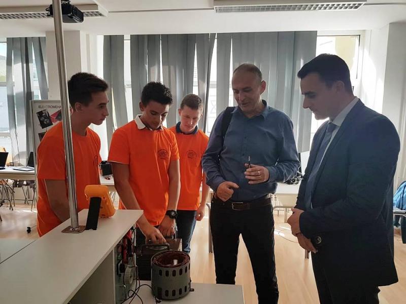 Zamjenik gradonačelnika Paško Rakić posjetio Industrijsko-obrtničku školu