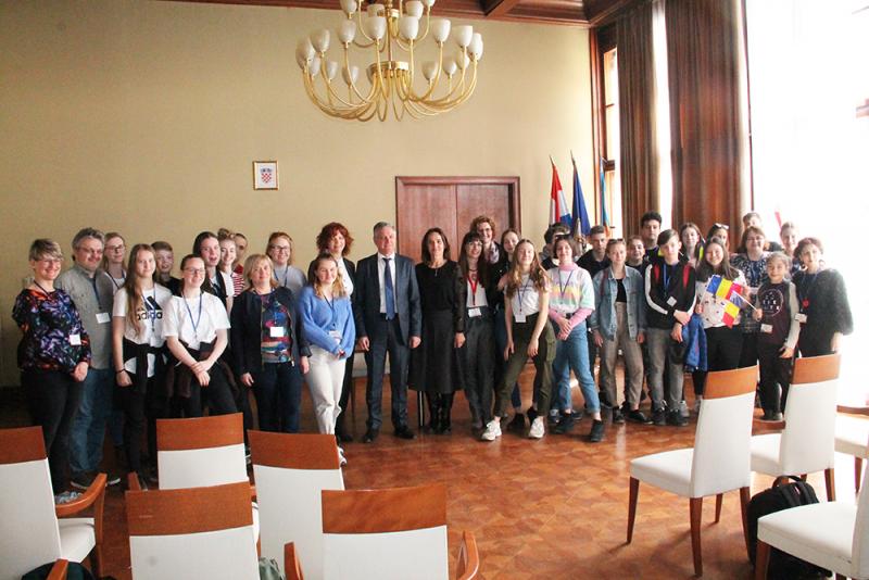 Gradonačelnik pozdravio učenike iz Islanda, Rumunjske i Poljske 