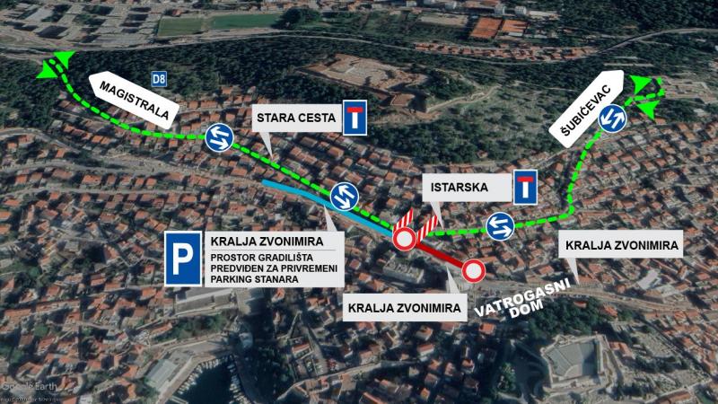 Od ponedjeljka za promet se zatvara spoj Stare ceste i Istarske ulice