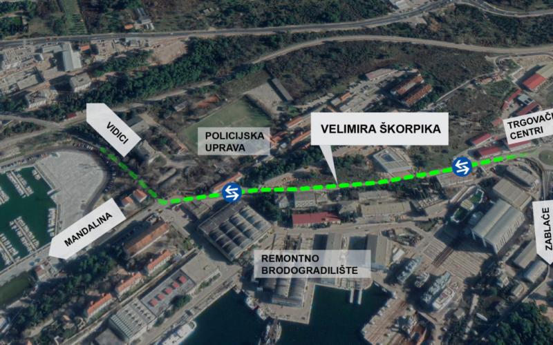 Dvadesetak dana prije roka za sav se promet otvorena Ulica Velimira Škorpika