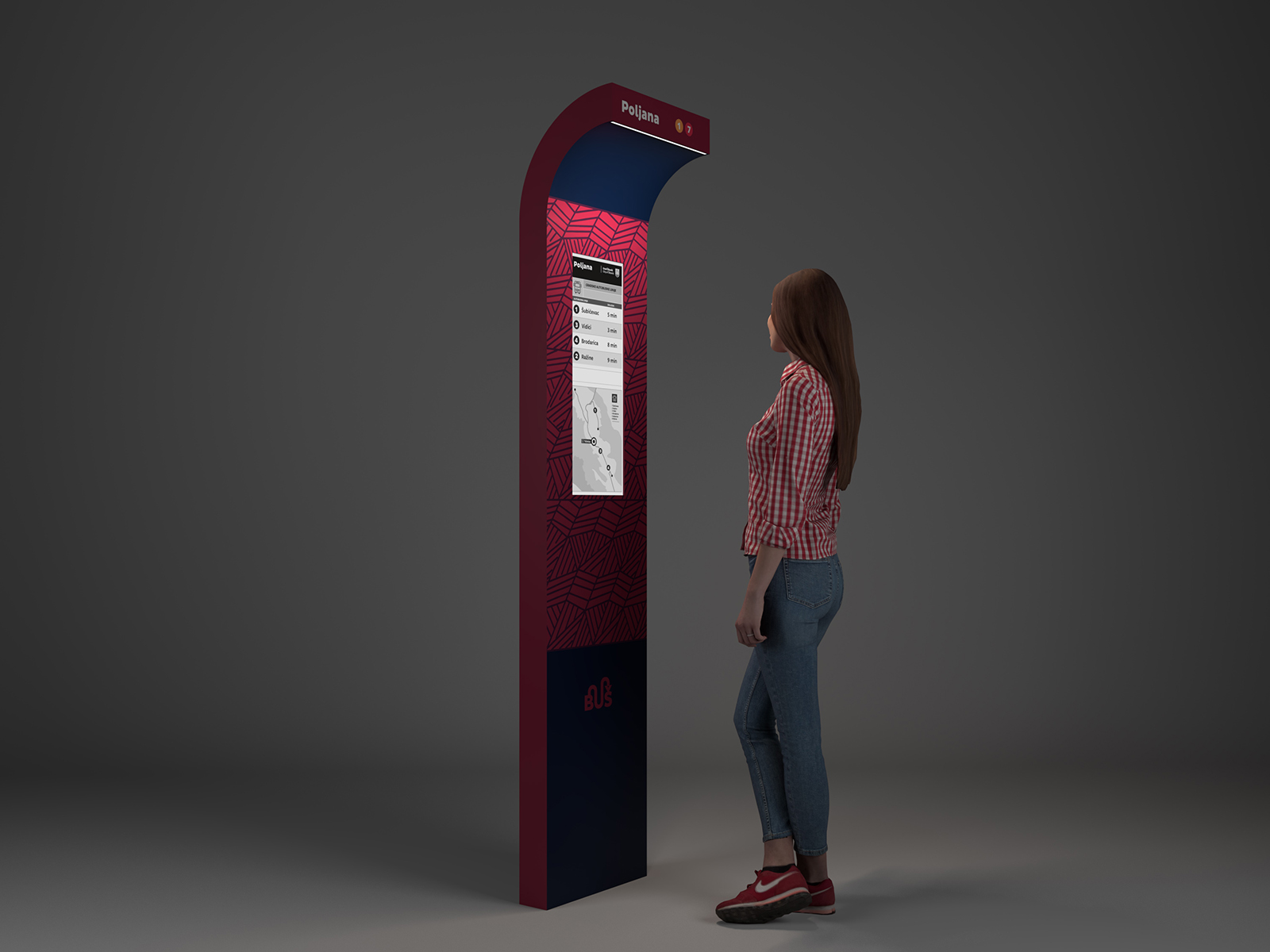 Grad Šibenik nabavlja nove info displaye za autobusna stajališta