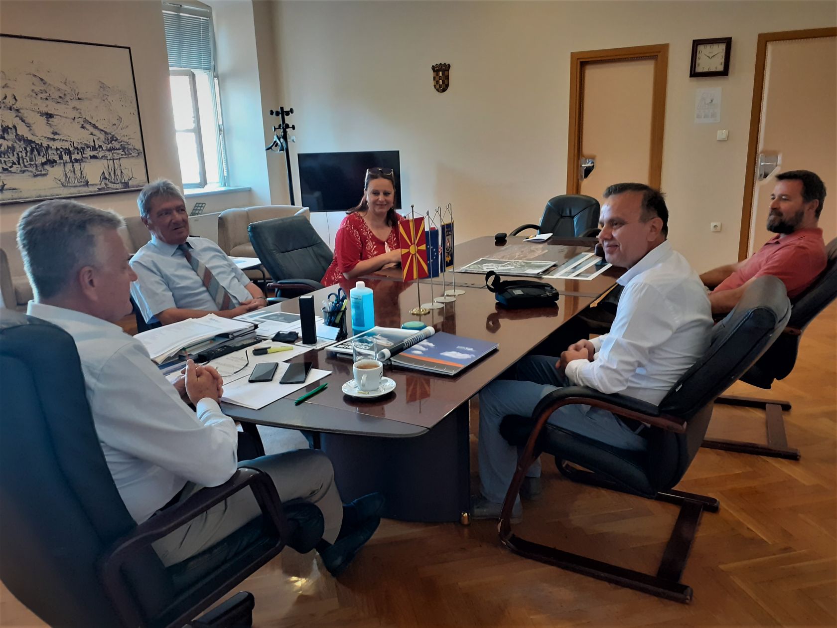 Zamjenik makedonskog ministra lokalne samouprave Zoran Dimitrovski u posjetu gradonačelniku Buriću